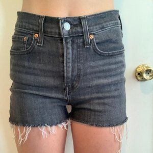 High-waisted Levi cutoff shorts